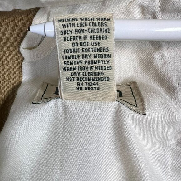 L.L. Bean Men's Natural Fit Comfort Khaki Pants Size 37 x 30 Expandable Waist - Picture 5 of 8